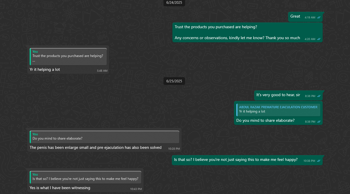 User Testimonial